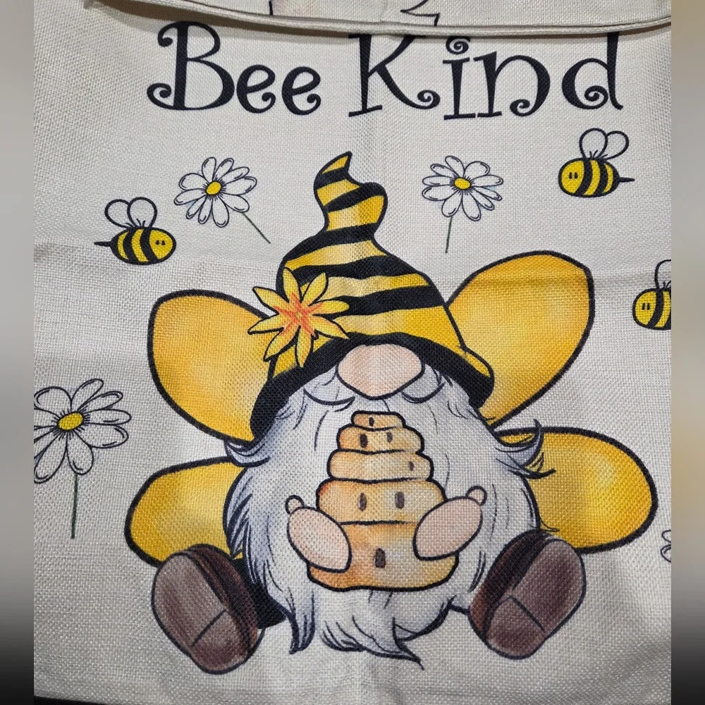 Bee Gnome Themed Pillowcase Covers